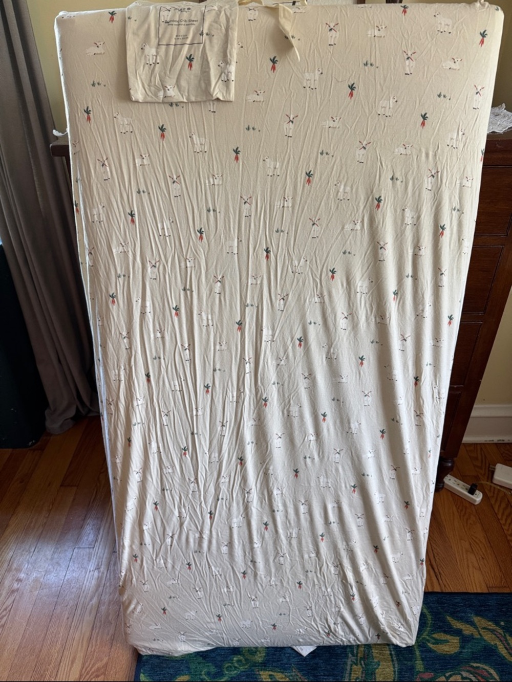 Kyte BABY Crin sheet in Goat